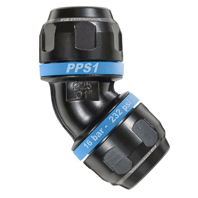 PREVOST 16bar Aluminium Elbow Connector, 20mm outside diameter