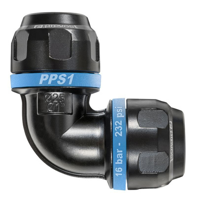 PREVOST 16bar Aluminium Elbow Connector, 20mm outside diameter