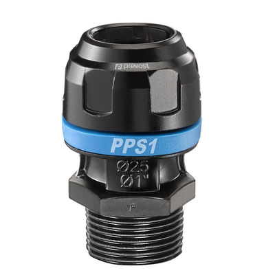 PREVOST 16bar Aluminium R 3/4 Thread Fitting, 20mm outside diameter