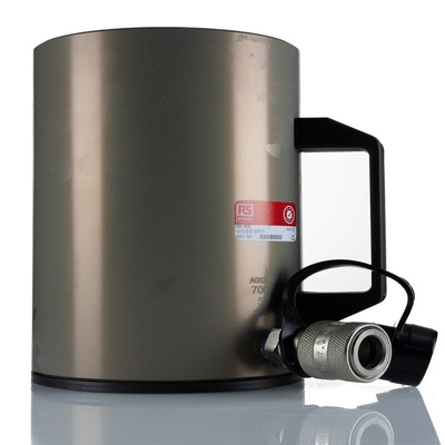 RS PRO Single, Portable General Purpose Hydraulic Cylinder, 50t, 100mm stroke
