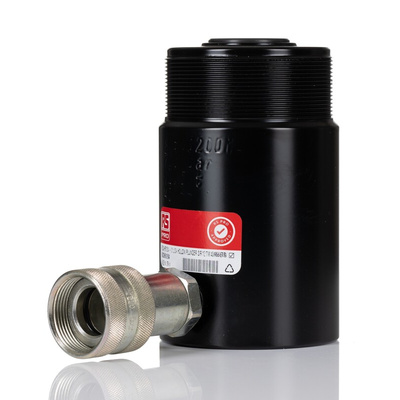 RS PRO Single, Portable Hollow Plunger Hydraulic Cylinders, 12t, 40mm stroke