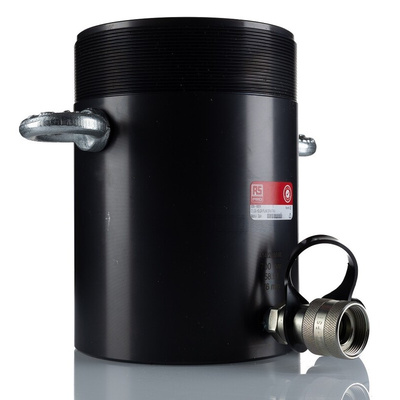 RS PRO Single, Portable Hollow Plunger Hydraulic Cylinders, 60t, 80mm stroke