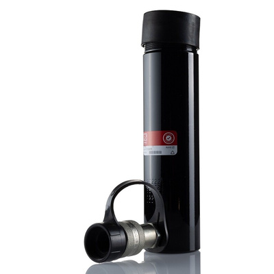 RS PRO Single, Portable General Purpose Hydraulic Cylinder, 10t, 155mm stroke