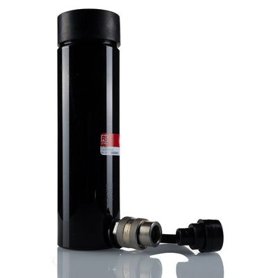 RS PRO Single, Portable General Purpose Hydraulic Cylinder, 15t, 155mm stroke