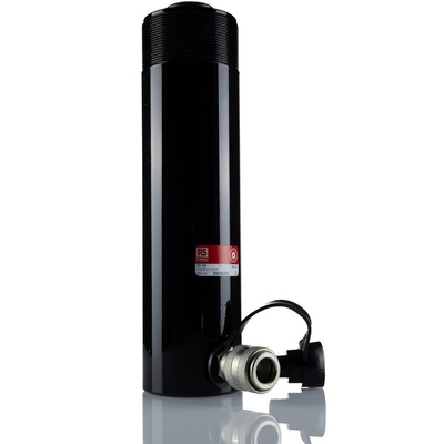 RS PRO Single, Portable General Purpose Hydraulic Cylinder, 23t, 210mm stroke