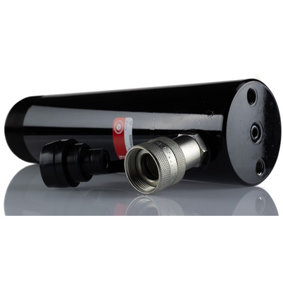 RS PRO Single, Portable General Purpose Hydraulic Cylinder, 23t, 210mm stroke