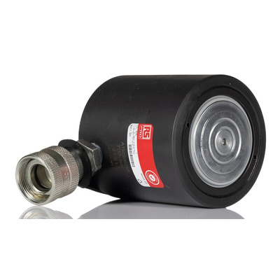 RS PRO Single, Portable Low Height Hydraulic Cylinder, 20t, 40mm stroke