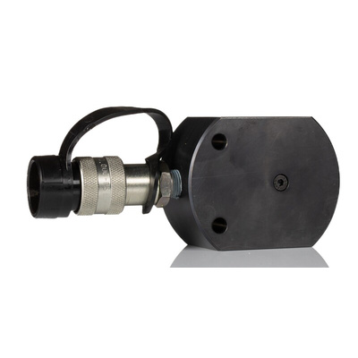RS PRO Single, Portable Low Height Hydraulic Cylinder, 22t, 11mm stroke