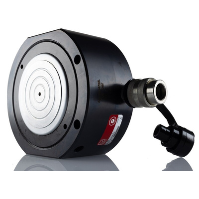 RS PRO Single, Portable Low Height Hydraulic Cylinder, 100t, 16mm stroke