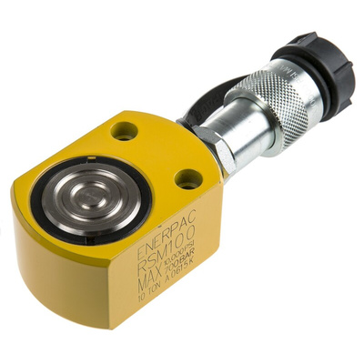 Enerpac Single, Portable Low Height Hydraulic Cylinder, RSM100, 10t, 12mm stroke