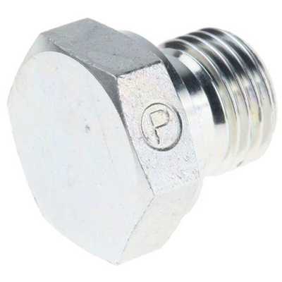 Parker, Steel Hydraulic Blanking Plug, Max Operating Pressure 240 bar, Thread Size 1 in