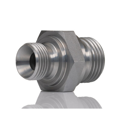 Parker Hydraulic Straight Threaded Adaptor G 3/8 Male to G 1/2 Male, 8-6HMK4S