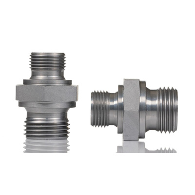 Parker Hydraulic Straight Threaded Adaptor G 3/8 Male to G 1/2 Male, 8-6HMK4S