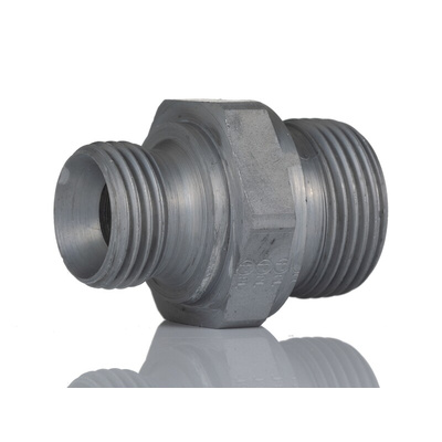 Parker Hydraulic Union Straight Threaded Adaptor G 1/2 to G 3/4 Male, 12-8HMK4S