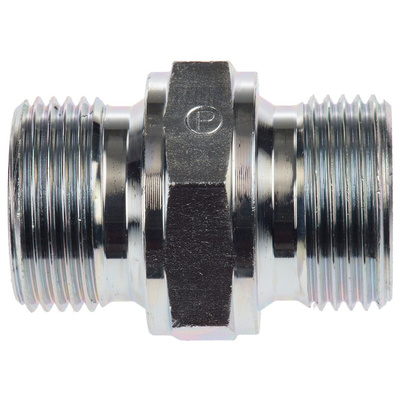 Parker Hydraulic Union Straight Threaded Adaptor G 3/4 to G 3/4 Male, 12HMK4S