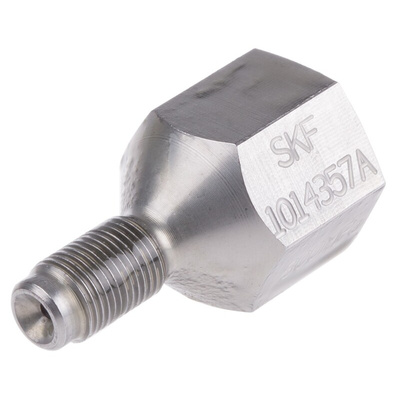 SKF Hydraulic Straight Threaded Adaptor G 1/8 Female to G 1/4 Male, 1014357 A
