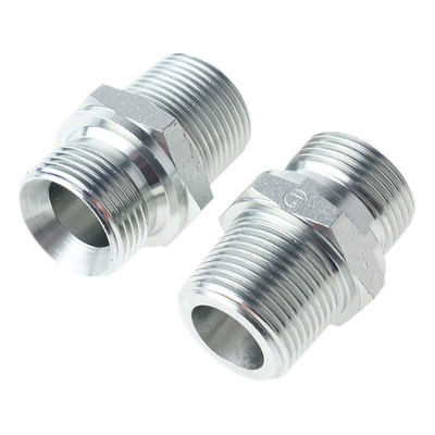 Parker Hydraulic Straight Threaded Adaptor G 3/4 to R 3/4 Male, 12F3MK4S