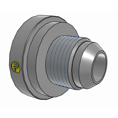 Parker Hydraulic Straight Threaded Reducer UNF 1 5/8-12 Female to UNF 7/8-14 Male, 20-10TRTXS