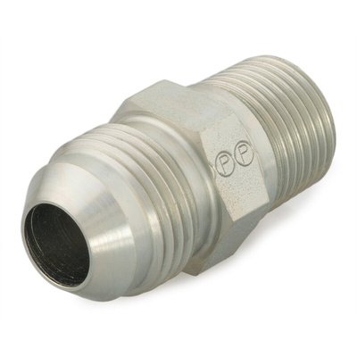 Parker Hydraulic Male Stud BSPT 1/4 Male to UNF 1/2-20 Male, 5-4F3MXS