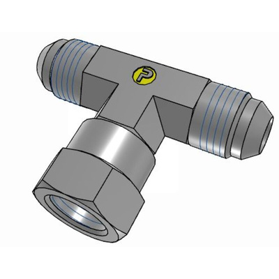 Parker Hydraulic Male Stud UNF 9/16-18 Male to UNF 9/16-18 Female, 6S6MXS