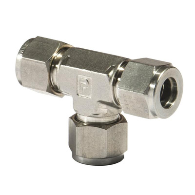 Parker Hydraulic Straight Compression Tube Fitting, 8ET8-6MO