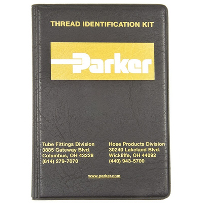 Parker Hydraulic Thread Identification Kit MIK-1, Caliper Set, Instruction Booklet, Thread Profiles