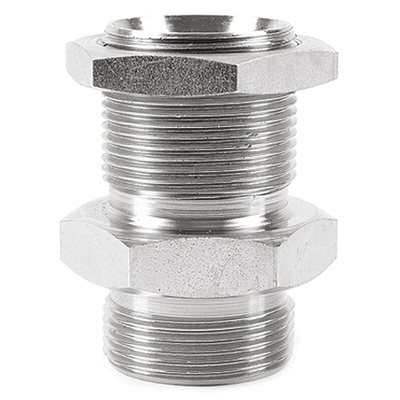 Parker Hydraulic Straight Threaded Adaptor G 3/8 to G 3/8 Male, 6WMK4WL4NMS