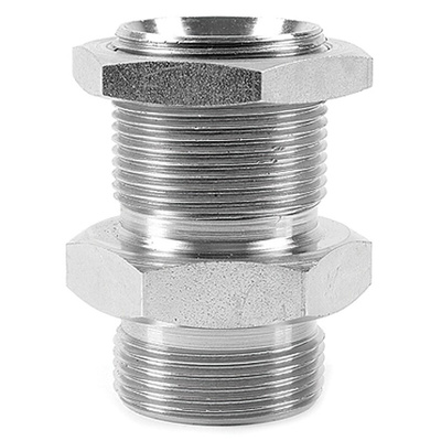 Parker Hydraulic Straight Threaded Adaptor G 3/4 to G 3/4 Male, 12WMK4WL4NMS