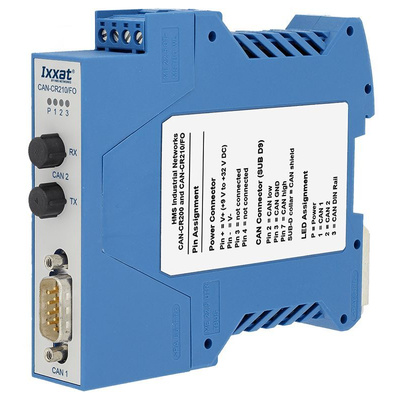 Ixxat CAN-CR210/FO Series Converter for Use with Stackable FO Repeater for CAN