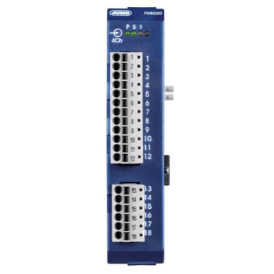 Jumo Analog Input Module for Use with RTD temperature, Thermocouples, Analog/digital, Digital