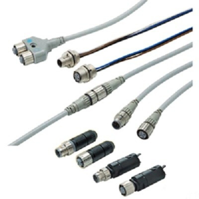 Omron XS5R Series Plug for Use with XS5 Cables