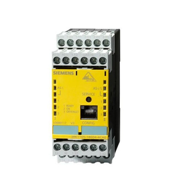 Siemens 3RK1105 Series Monitoring Module for Use with ASIsafe Extended Safety Monitor, Analog, Relay
