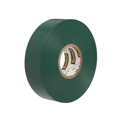 3M Scotch 35 Green PVC Electrical Tape, 19mm x 20m