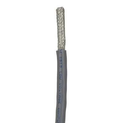 Belden Twisted Pair Data Cable, 2 Pairs, 0.25 mm², 4 Cores, 24 AWG, Screened, 30m, Chrome Sheath