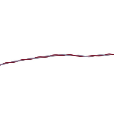 MICROWIRES Twisted Twisted Pair Cable, 0.13 mm2, 2 Cores, 26 AWG, Unscreened, 100m, Grey Sheath