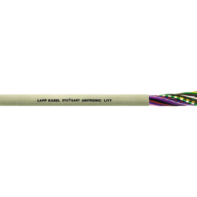 Lapp Multicore Data Cable, 0.75 mm², 3 Cores, 18, Unscreened, 50m, Grey Sheath
