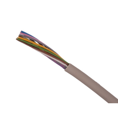 Lapp Multicore Data Cable, 0.25 mm², 16 Cores, 24 AWG, Unscreened, 100m, Grey Sheath