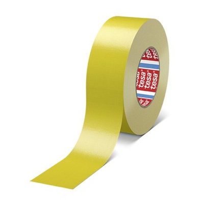 Tesa 4688 Yellow PE Cloth Cloth Tape, 50mm x 50m