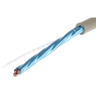Alpha Wire Multicore Data Cable, 0.09 mm², 3 Cores, 28 AWG, Screened, 50m, Grey Sheath
