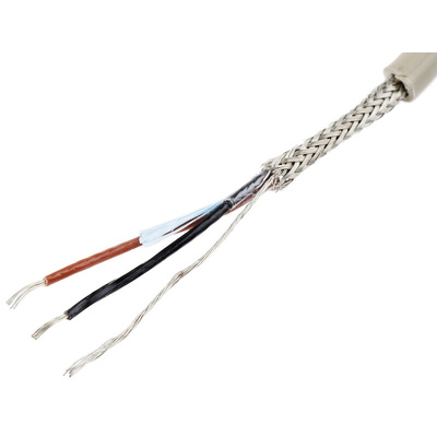Alpha Wire Multicore Data Cable, 0.35 mm², 2 Cores, 22 AWG, Screened, 50m, Grey Sheath
