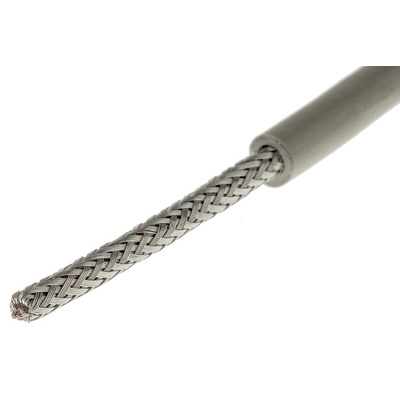 Alpha Wire Multicore Data Cable, 0.56 mm², 4 Cores, 20 AWG, Screened, 50m, Grey Sheath