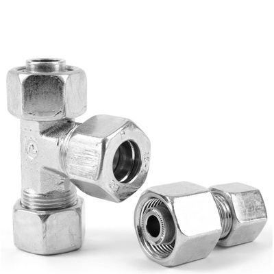 Parker Hydraulic Tee Threaded Adaptor M15 to M15, EL15LOMDCF