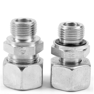 Parker Hydraulic Male Stud G 3/8 Male to M15, GE15LR3/8EDOMDCF