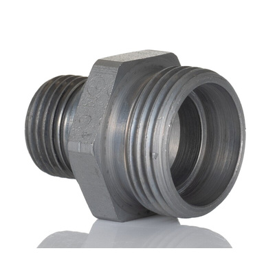 Parker Hydraulic Male Stud G 1/2 Male to 22 mm, GE22LR1/2EDOMDCF