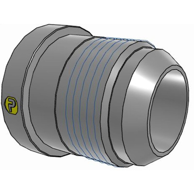 Parker Hydraulic Straight Threaded Reducer UNF 1 5/8-12 Female to UNF 1 5/16-12 Male, 20-16TRTXS