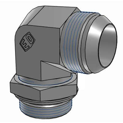 Parker Hydraulic Male Stud M42 Male to UNF 1 5/8-12 Male, 20M42C8OMXS