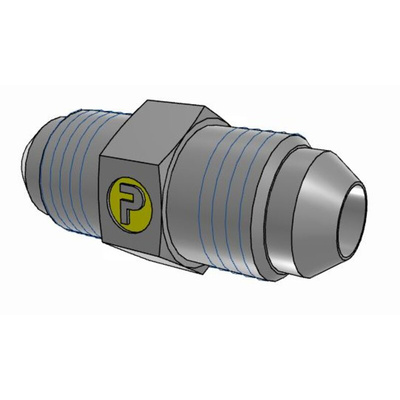 Parker Hydraulic Straight Threaded Union UNF 1/2-20 Male to UNF 1/2-20 Male, 5HMTXS