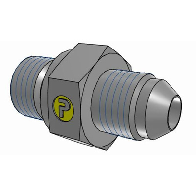 Parker Hydraulic Male Stud M14 Male to UNF 1/2-20 Male, 5M14F82EDMXS