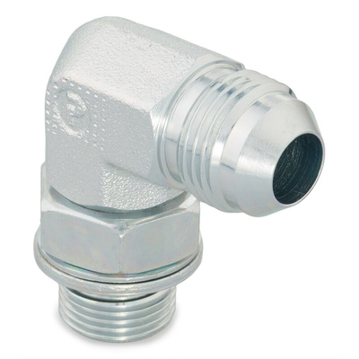 Parker Hydraulic Male Stud NPTF 3/8 male to UNF 9/16-18 Male, 6-6C4OMXS