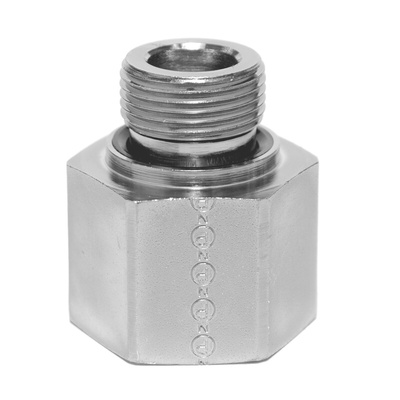 Parker Hydraulic Straight Threaded Reducer G 1 to G 1/4, RI1EDX1/4CF